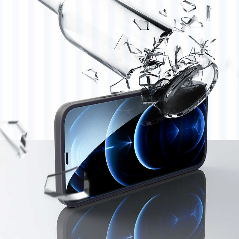 Apple iPhone 12 Pro Max Kılıf Benks Full Covered 360 Protective Kapak Siyah