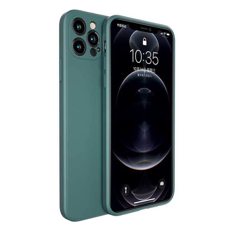 Apple iPhone 12 Pro Max Kılıf Benks Painting TPU Kapak Lacivert