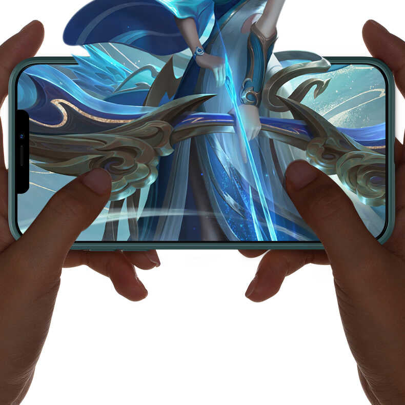 Apple iPhone 12 Pro Max Kılıf Benks Painting TPU Kapak Siyah