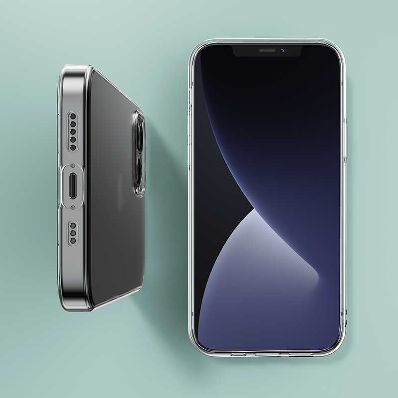 Apple iPhone 12 Pro Max Kılıf Benks Transparent Kapak Renksiz