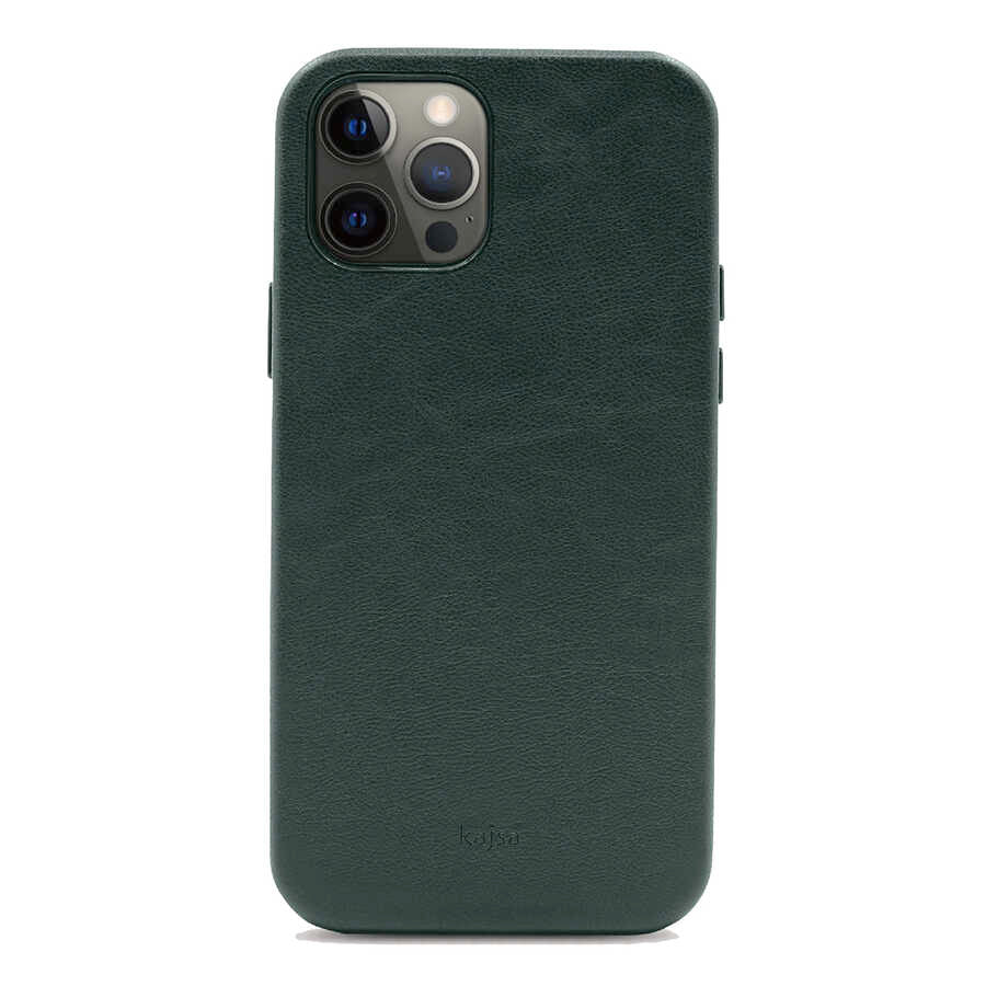 Apple iPhone 12 Pro Max Kılıf Kajsa Crazy Horse Kapak Kahverengi