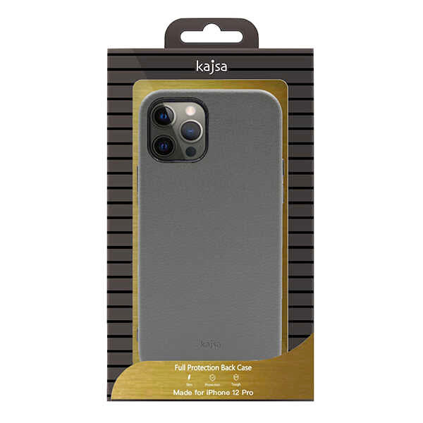 Apple iPhone 12 Pro Max Kılıf Kajsa Litchi Kapak Mavi