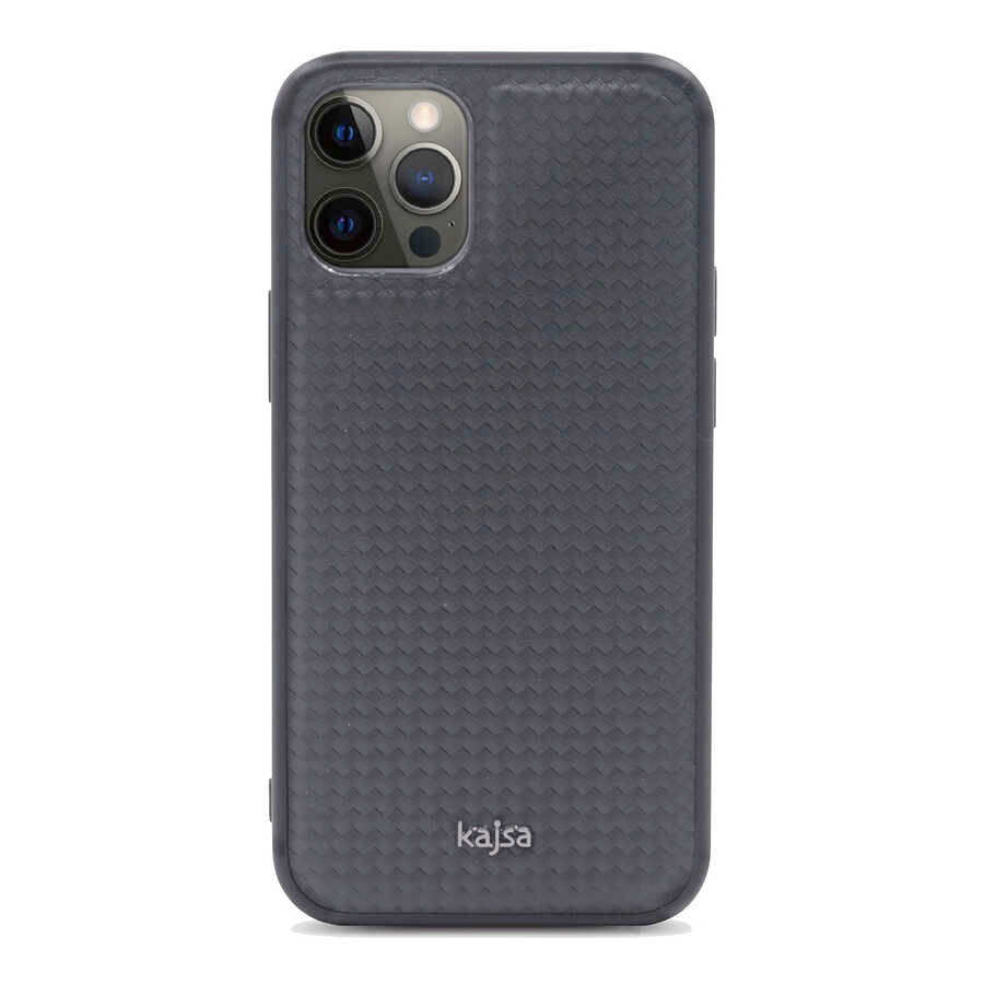 Apple iPhone 12 Pro Max Kılıf Kajsa Preppie Serisi Dark Kapak NO3