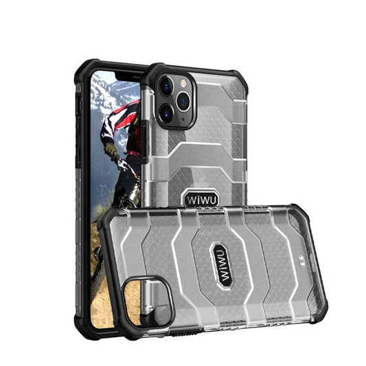 Apple iPhone 12 Pro Max Kılıf Wiwu Voyager Kapak Siyah