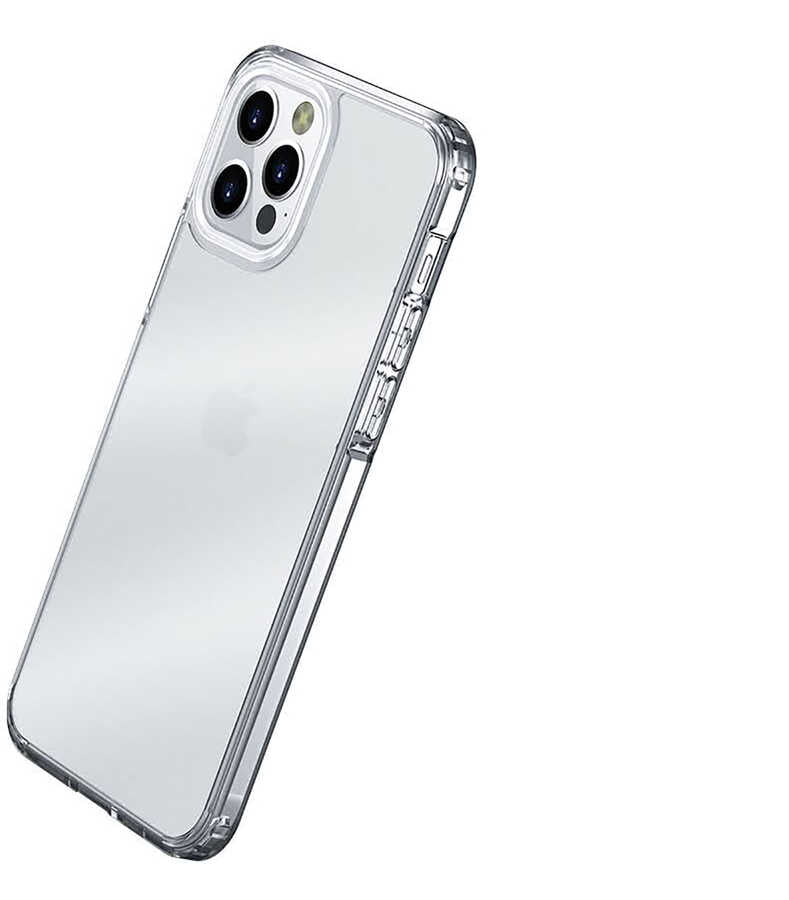 Apple iPhone 12 Pro Max Kılıf Wlons H-Bom Kapak Renksiz