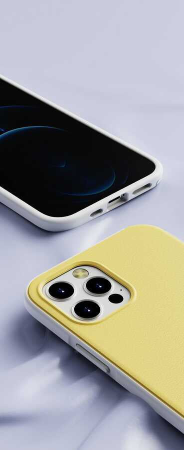 Apple iPhone 12 Pro Max Kılıf Wlons Hill Kapak Pembe