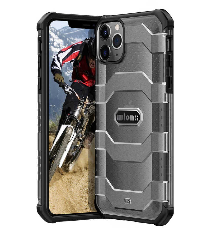 Apple iPhone 12 Pro Max Kılıf Wlons Mit Kapak Siyah