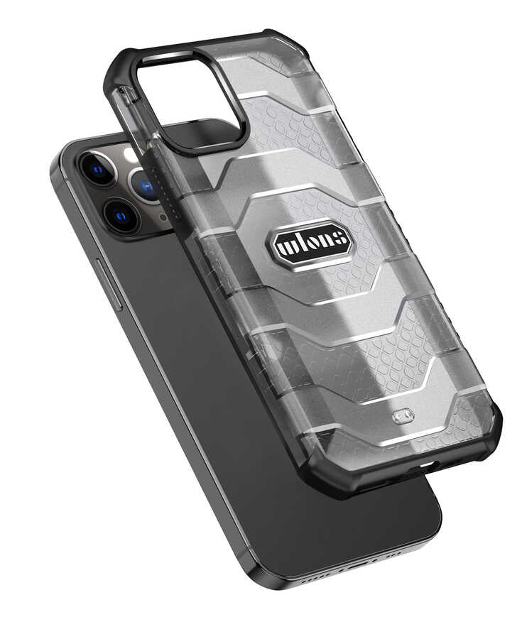 Apple iPhone 12 Pro Max Kılıf Wlons Mit Kapak Koyu Yeşil