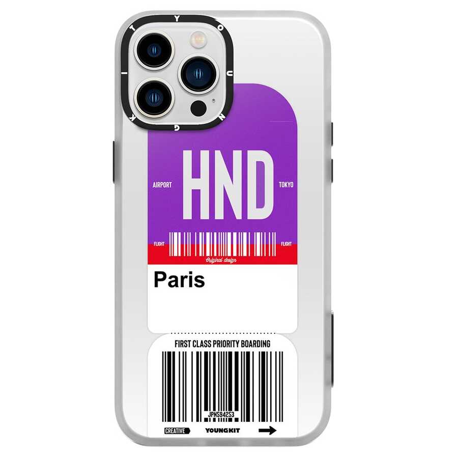 Apple iPhone 12 Pro Max Kılıf YoungKit Any Time Trip Serisi Kapak CL025 Tokyo