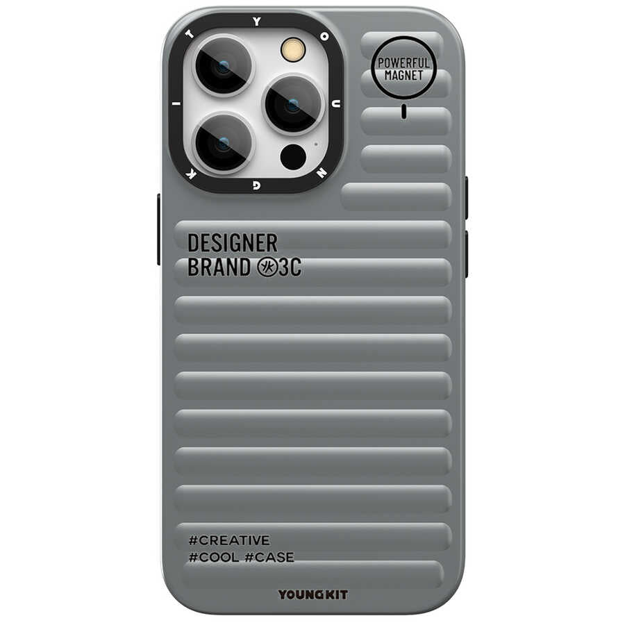 Apple iPhone 12 Pro Max Kılıf YoungKit Plain Coloured Serisi Kapak Mavi