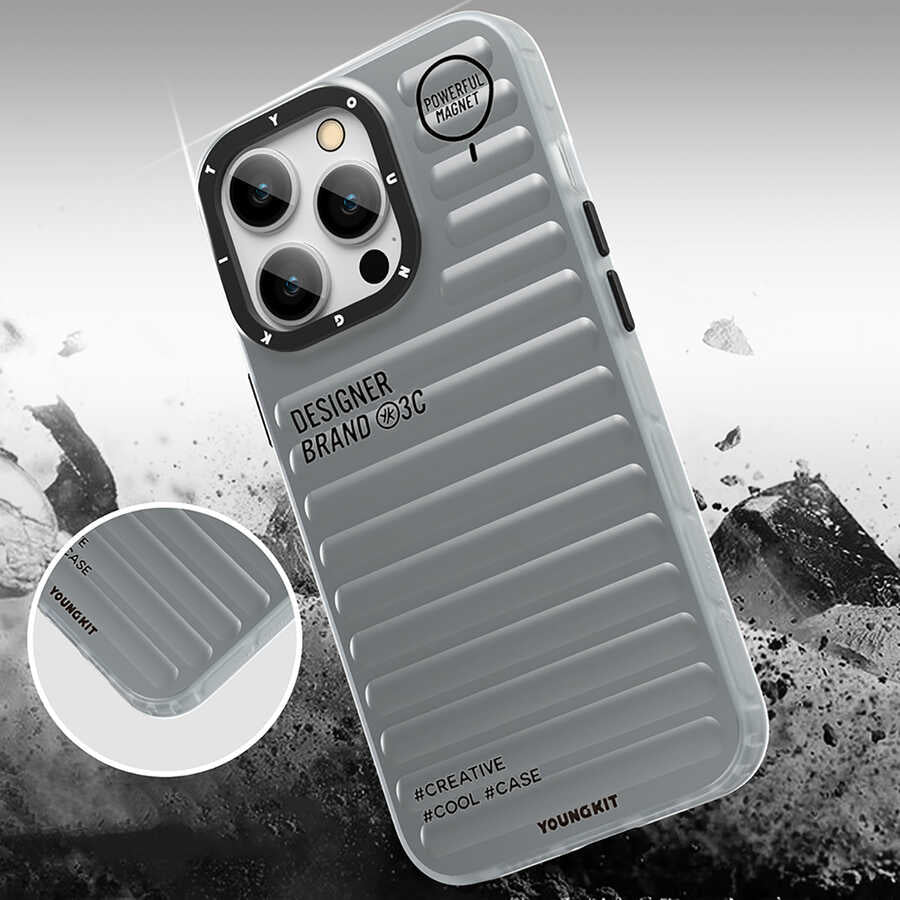 Apple iPhone 12 Pro Max Kılıf YoungKit Plain Coloured Serisi Kapak Yeşil