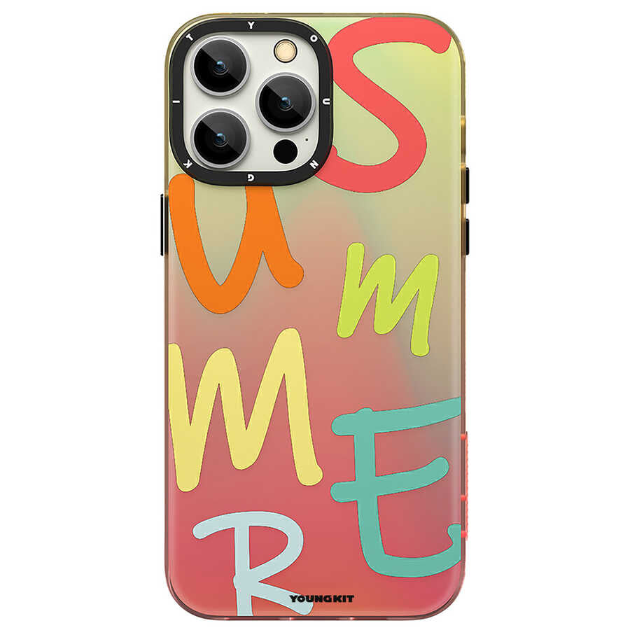 Apple iPhone 12 Pro Max Kılıf YoungKit Summer Serisi Kapak Mor