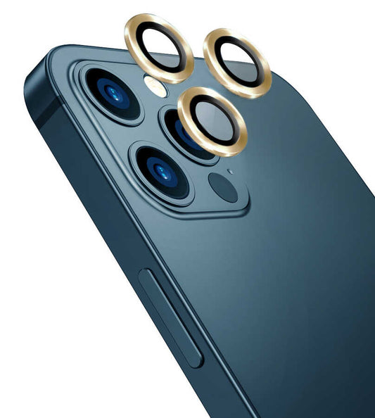 Apple iPhone 12 Pro Max Wiwu Lens Guard Gold