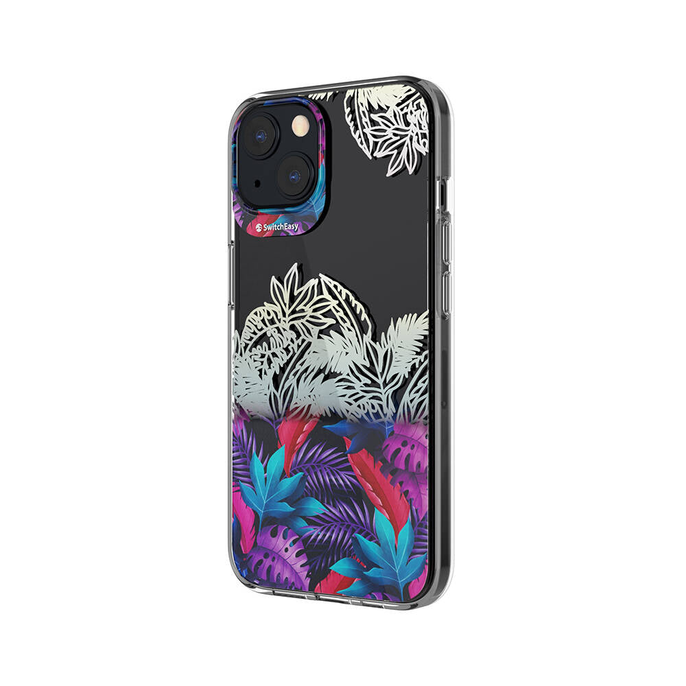 Apple iPhone 13 Kılıf Çift IMD Baskılı Lisanslı Switcheasy Artist Henri Rousseau Kapak Mor