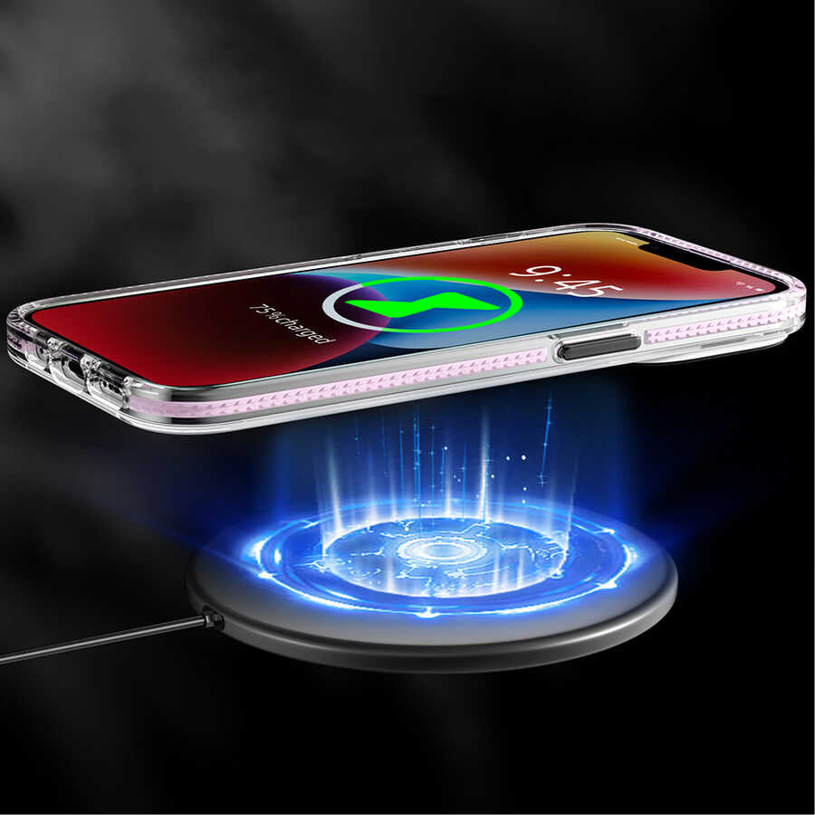 Apple iPhone 13 Kılıf Magsafe Şarj Özellikli Youngkit Jane Sand Serisi Kapak Derin Mor