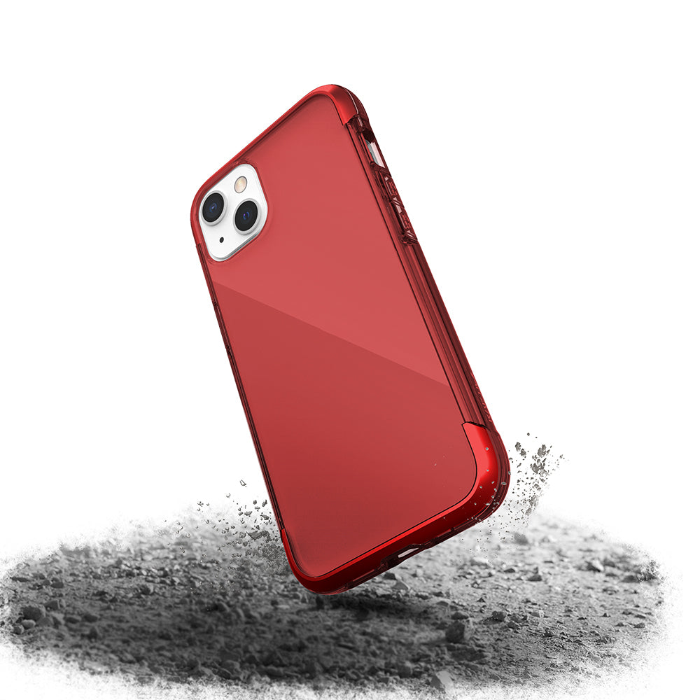 Apple iPhone 13 Kılıf Raptic Air Serisi Airbag Tasarımlı Metal Köşelikli Şeffaf Kapak Colorful