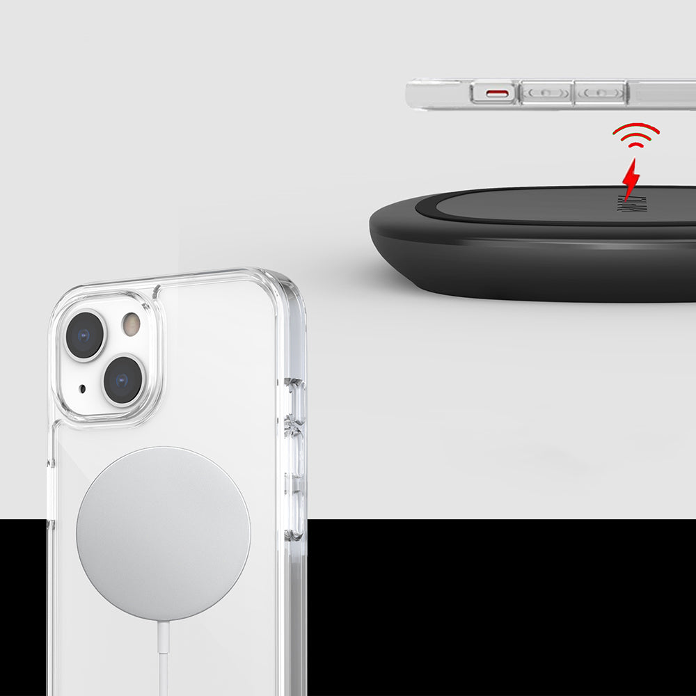 Apple iPhone 13 Kılıf Raptic Glass Plus Serisi Şeffaf Kapak Şeffaf