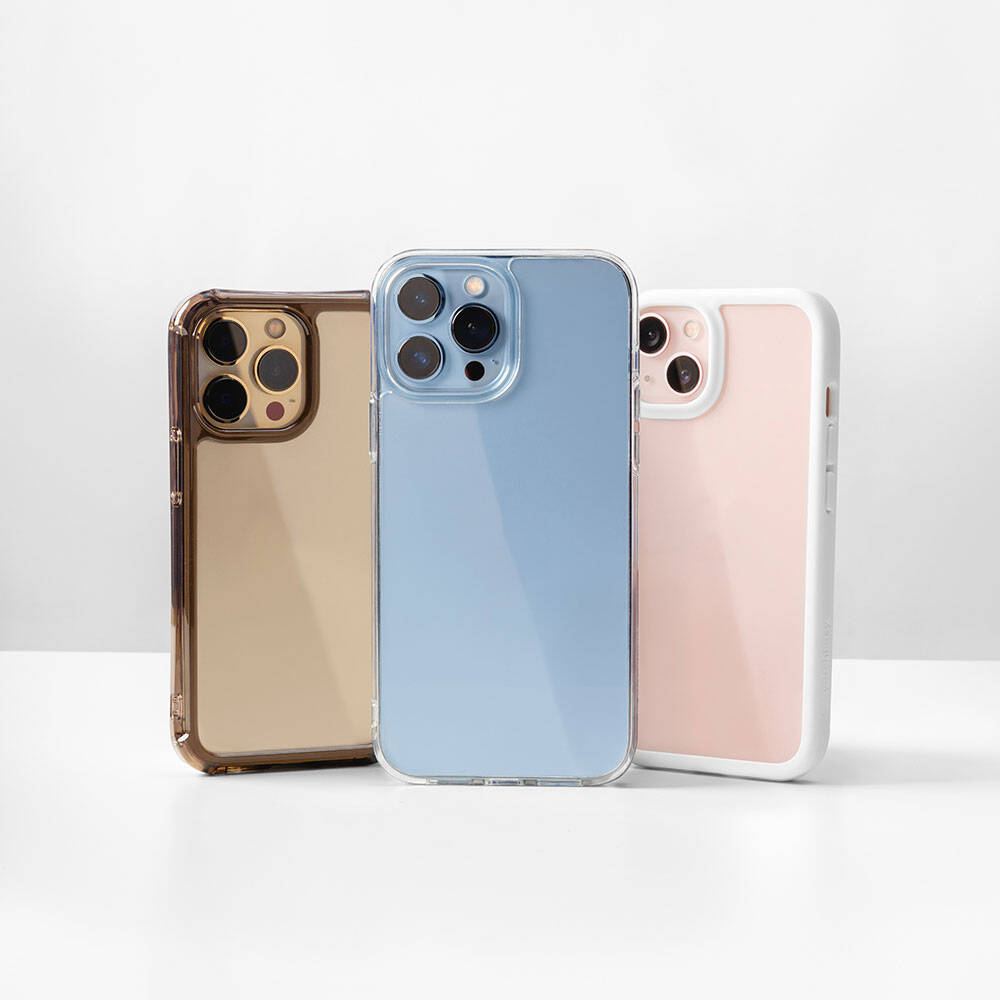 Apple iPhone 13 Kılıf Ultra İnce Şok Önleyicili Lisanslı Switcheasy Aero Plus Kapak Beyaz