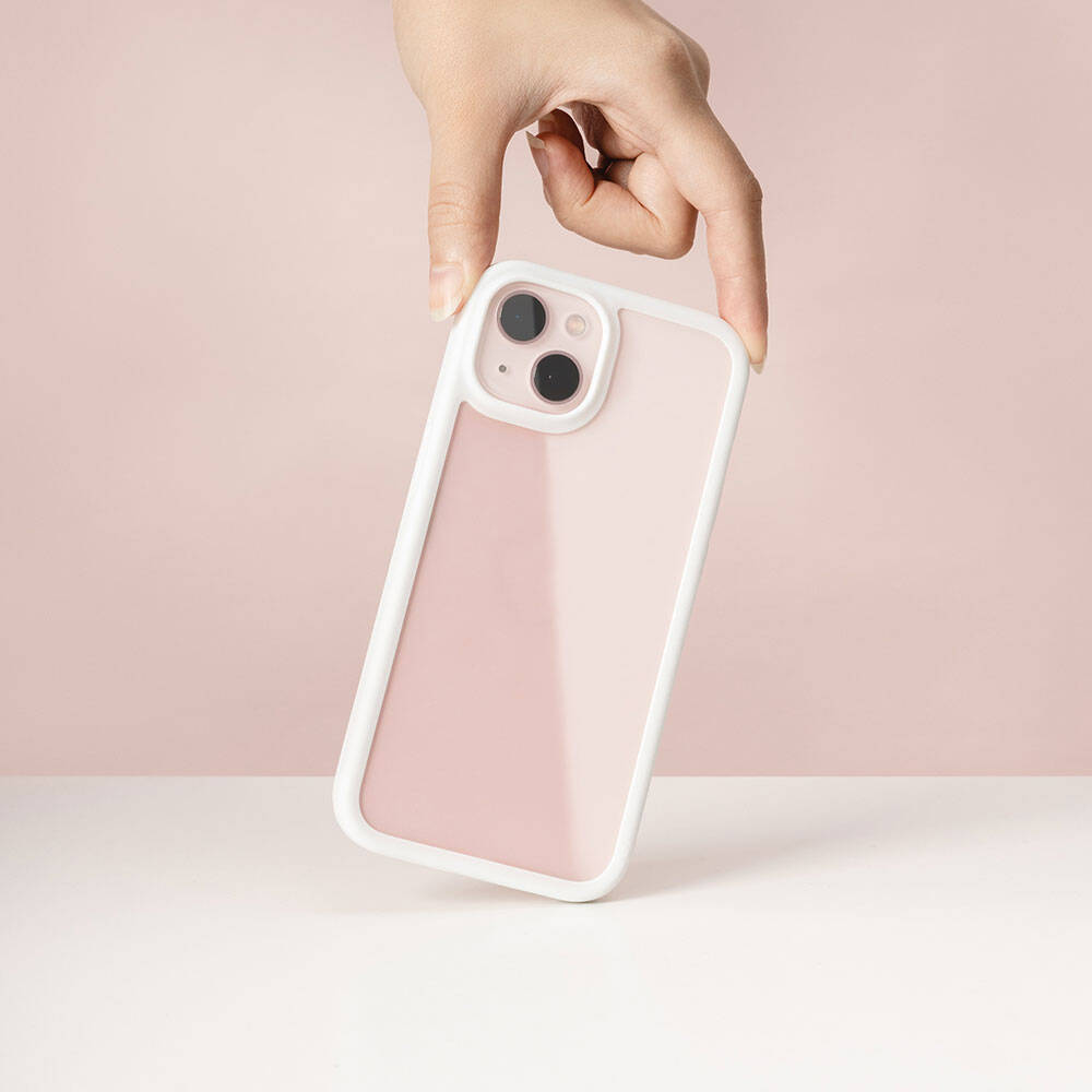 Apple iPhone 13 Kılıf Ultra İnce Şok Önleyicili Lisanslı Switcheasy Aero Plus Kapak Beyaz