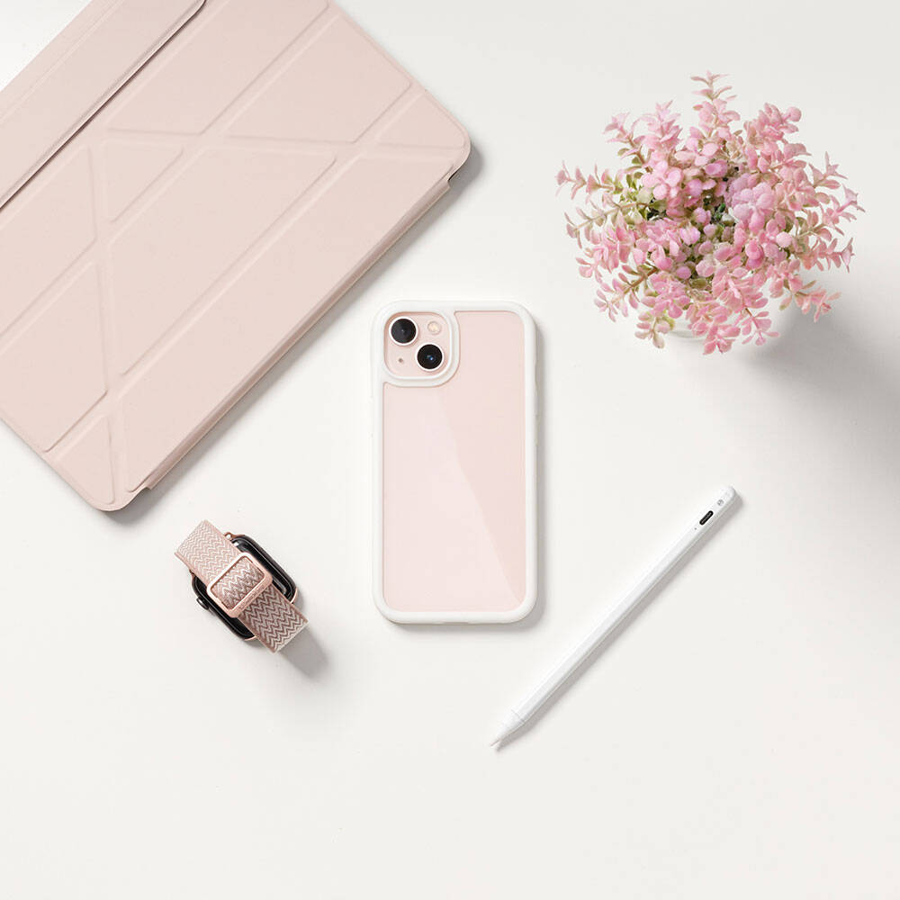 Apple iPhone 13 Kılıf Ultra İnce Şok Önleyicili Lisanslı Switcheasy Aero Plus Kapak Beyaz