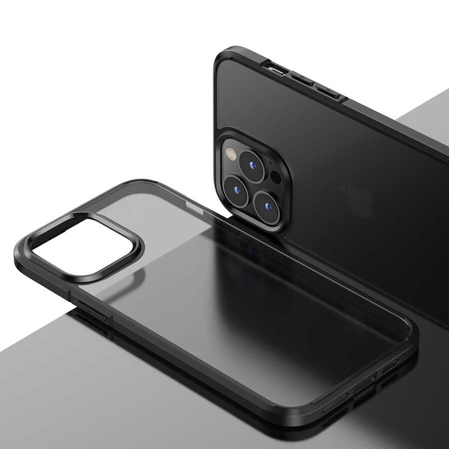 Apple iPhone 13 Kılıf Wlons H-Bom Kapak Lacivert