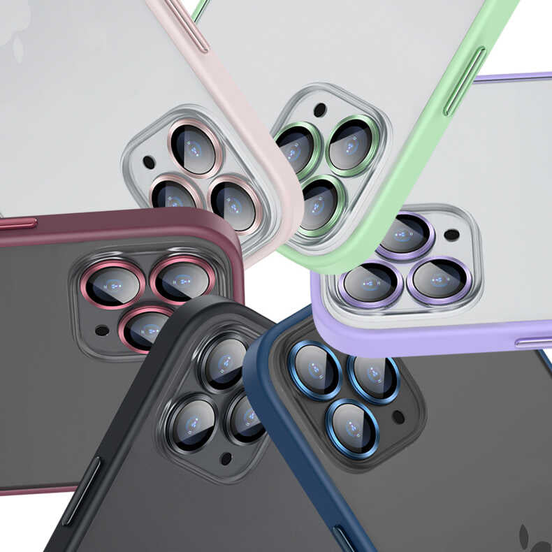 Apple iPhone 13 Kılıf Zore Retro Kapak Lila