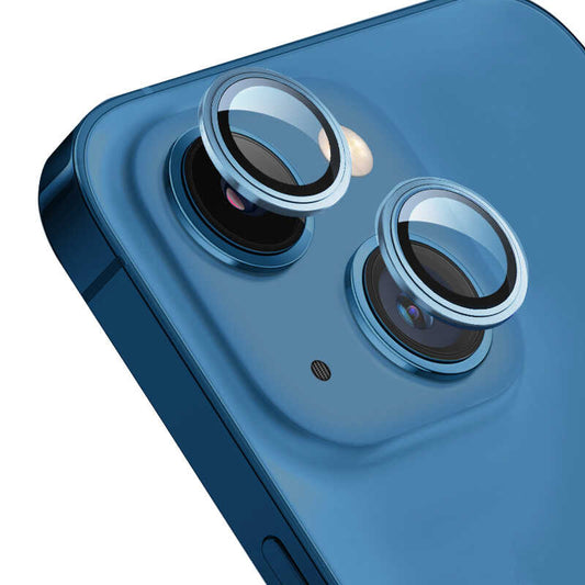 Apple iPhone 13 Mini Wiwu Lens Guard Mavi