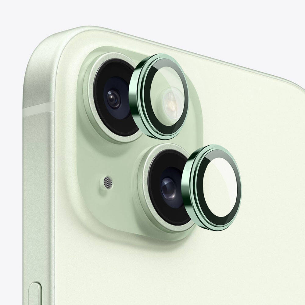 Apple iPhone 13 Mini Wiwu Lens Guard Yeşil