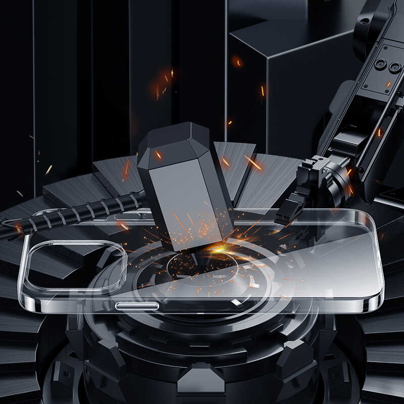 Apple iPhone 13 Pro Kılıf Benks Crystal Series Clear Kapak Renksiz