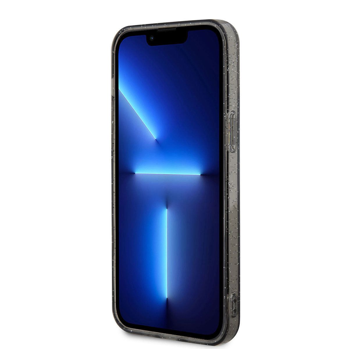 Apple iPhone 13 Pro Kılıf GUESS Magsafe Şarj Özellikli Glitter Kapak Mor