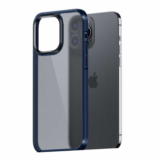 Apple iPhone 13 Pro Kılıf Wlons H-Bom Kapak Lacivert