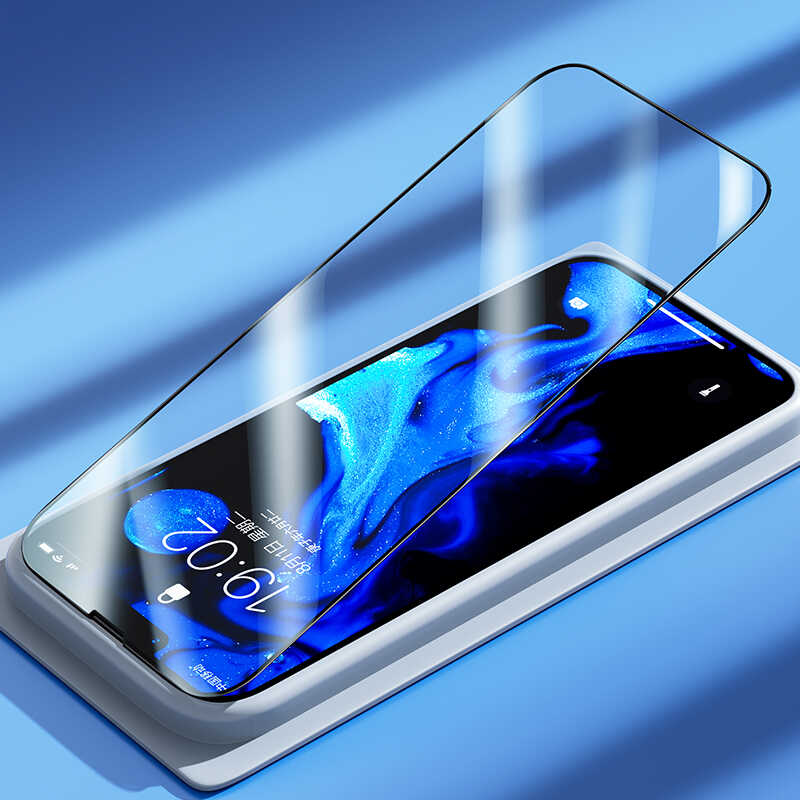 Apple iPhone 13 Pro Max Benks 0.3mm V Pro Full Curved Ekran Koruyucu Siyah