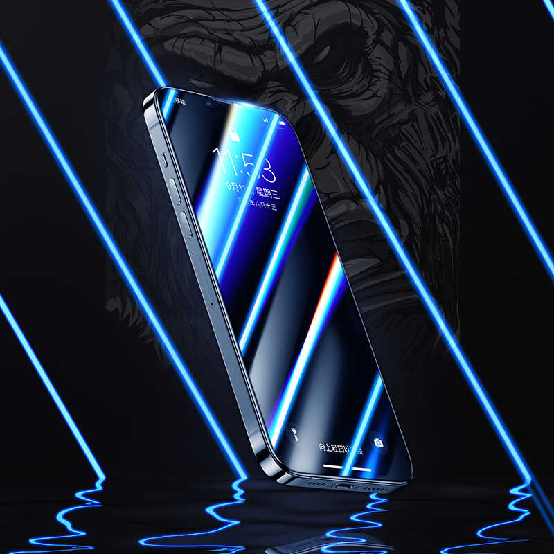 Apple iPhone 13 Pro Max Benks Little KingKong Matte Cam Ekran Koruyucu Siyah