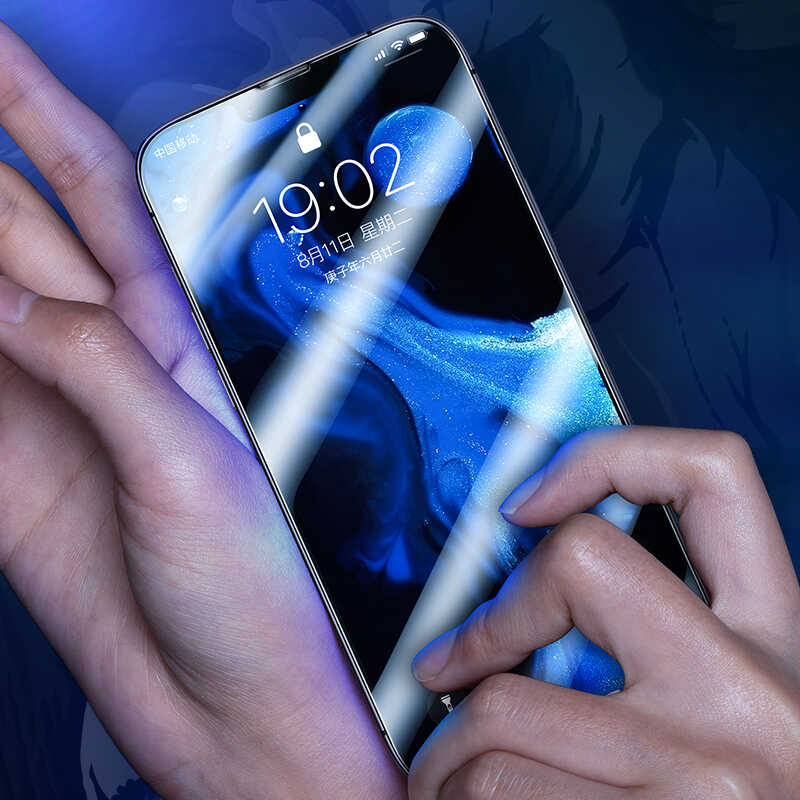 Apple iPhone 13 Pro Max Benks Little KingKong Temperli Cam Ekran Koruyucu Siyah