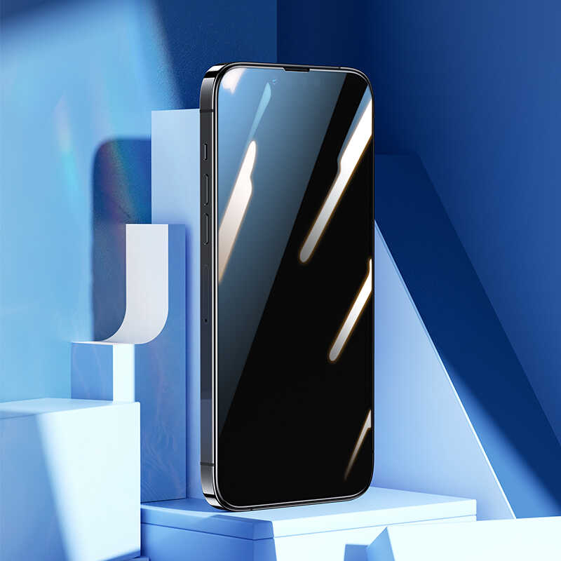 Apple iPhone 13 Pro Max Benks V Pro Privacy Ekran Koruyucu Siyah