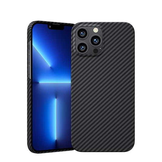 Apple iPhone 13 Pro Max Kılıf Benks Aramid Fiber Kapak Siyah