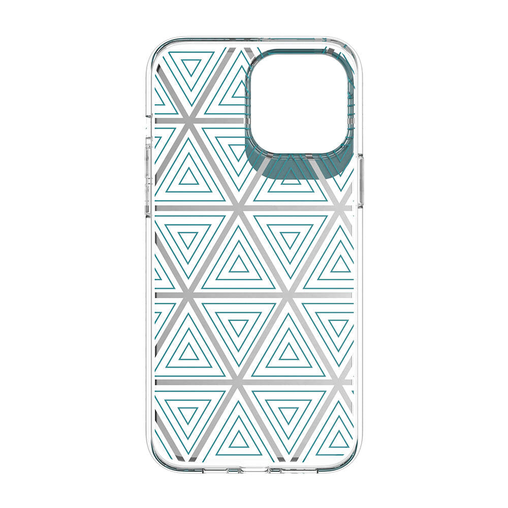 Apple iPhone 13 Pro Max Kılıf Çift IMD Baskılı Lisanslı Switcheasy Artist Aurora Kapak Yeşil