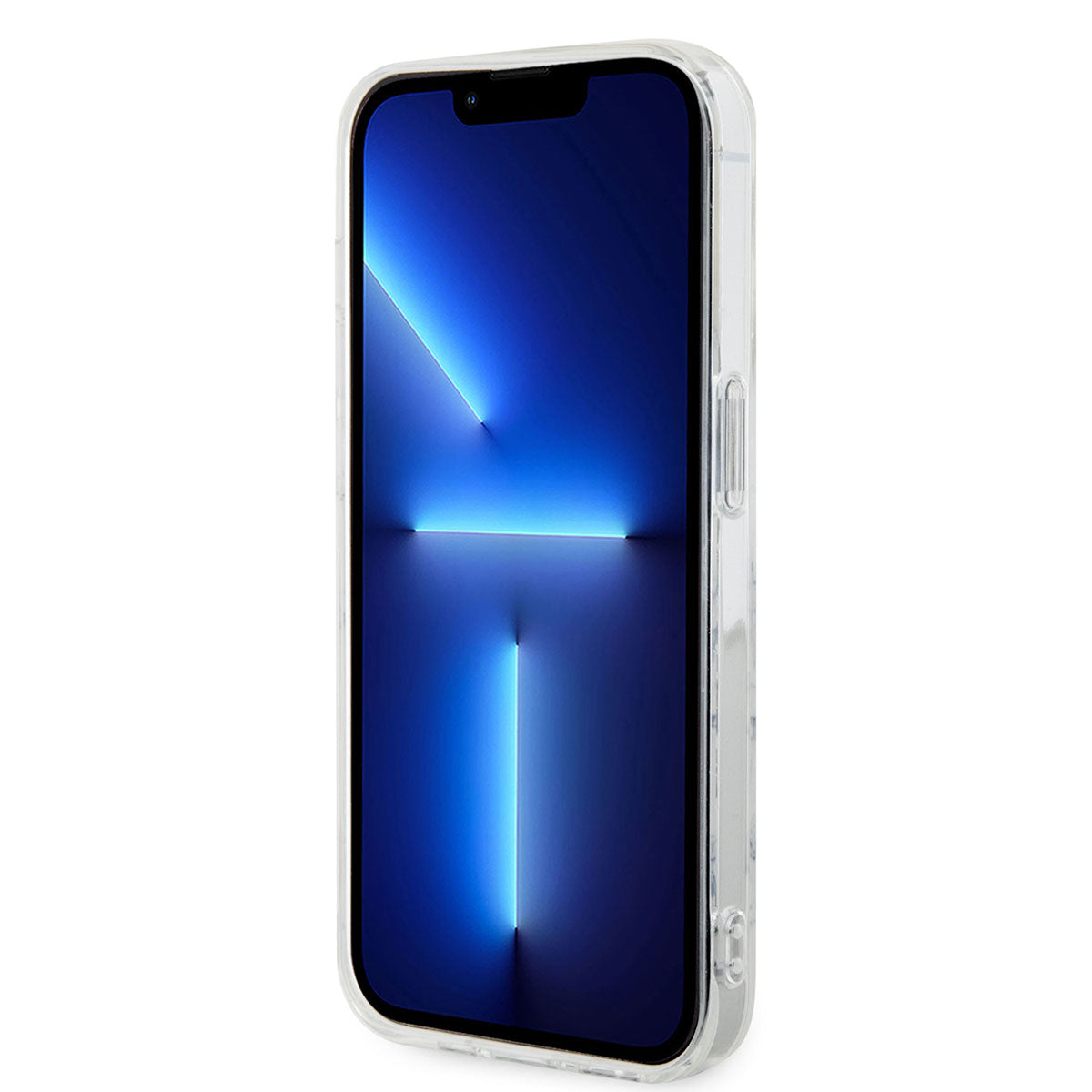 Apple iPhone 13 Pro Max Kılıf GUESS Magsafe Şarj Özellikli Mermer Desenli Kapak Beyaz