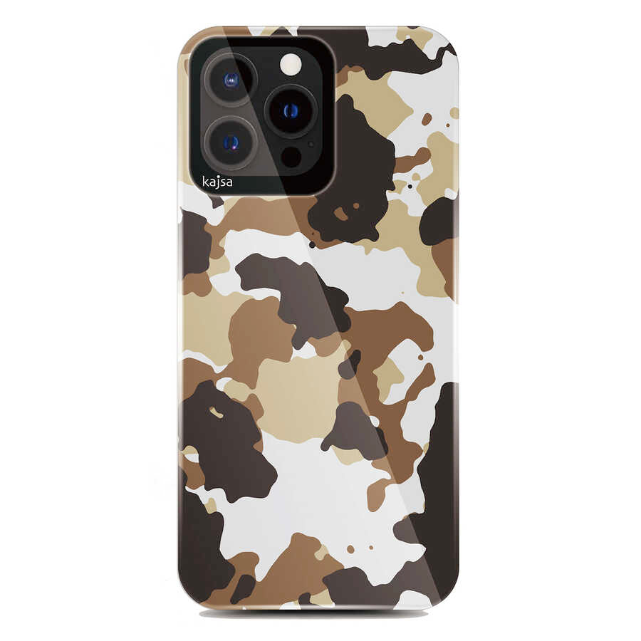 Apple iPhone 13 Pro Max Kılıf Kajsa Camo Kapak NO4
