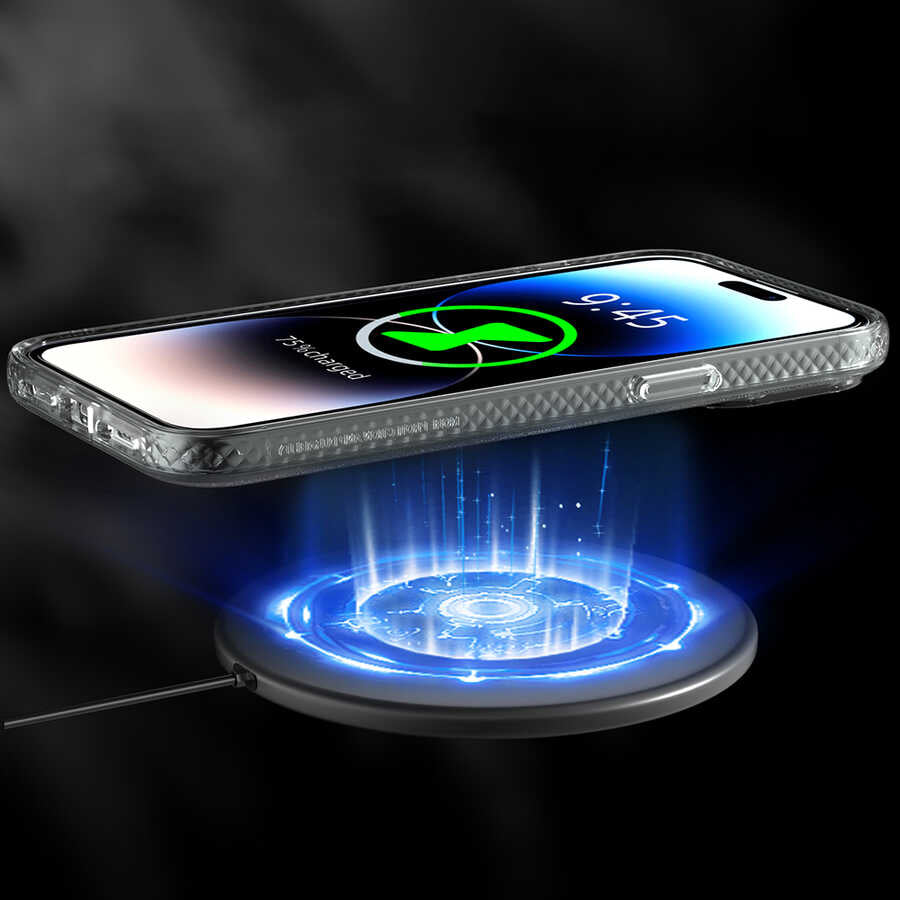 Apple iPhone 13 Pro Max Kılıf Magsafe Şarj Özellikli Youngkit Rock Serisi Kapak Beyaz