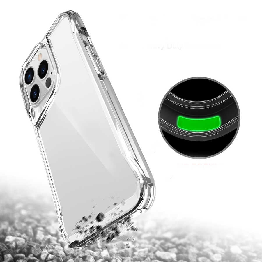 Apple iPhone 13 Pro Max Kılıf Zore T-Max Kapak Renksiz