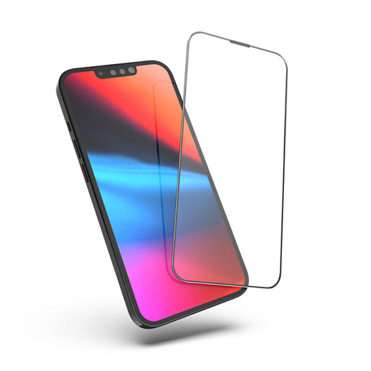 Apple iPhone 13 Pro Max Wiwu CZ-003 Mavi Işık Teknolojili Hidrofobik ve Oleofobik Parlama Önleyici Cam Ekran Koruyucu Siyah