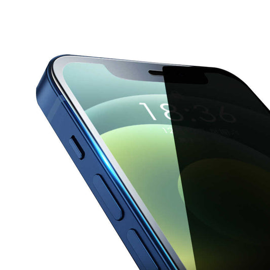 Apple iPhone 13 Pro Wiwu iPrivacy HD Anti-Peep Ekran Koruyucu Siyah