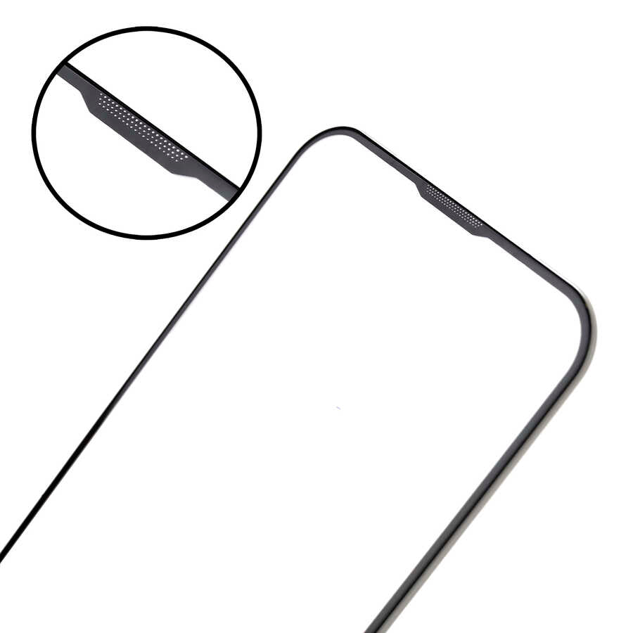 Apple iPhone 13 Zore Rika Premium Temperli Cam Ekran Koruyucu Siyah