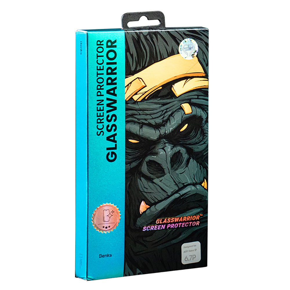 Apple iPhone 14 Benks Glass Warrior Cam Ekran Koruyucu Siyah