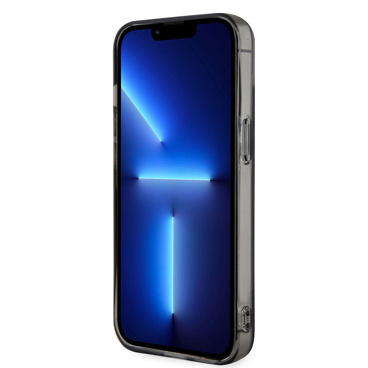 Apple iPhone 14 Kılıf Ferrari Orjinal Lisanslı Magsafe Şarj Özellikli Yatay Çizgili Dizayn Kapak Siyah