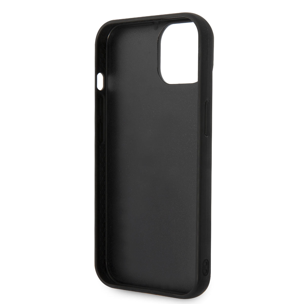 Apple iPhone 14 Kılıf Karl Lagerfeld Nylon Puffy Airbag Karl Dizayn Kapak Siyah