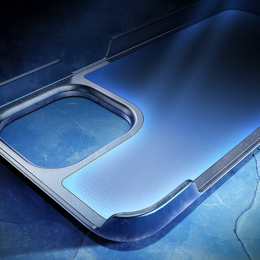 Apple iPhone 14 Kılıf Magsafe Şarj Özellikli Soğutucu Benks Biliz Kapak Gri