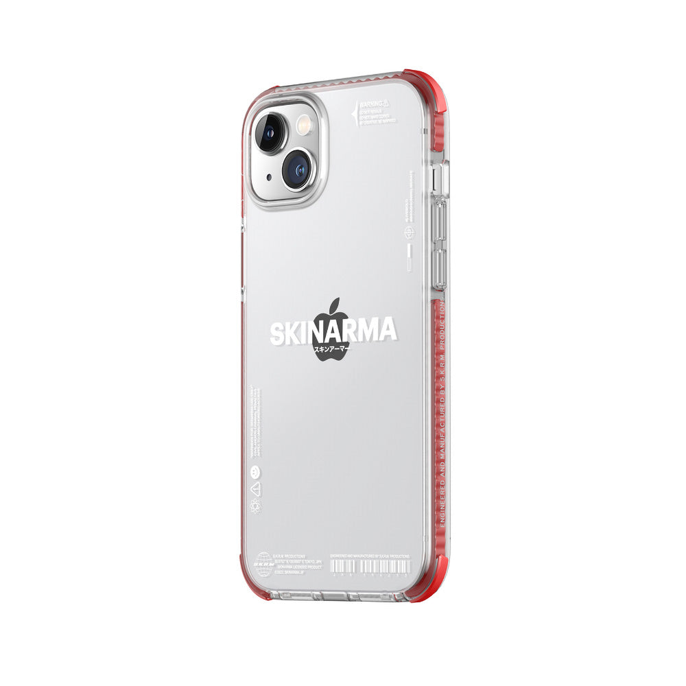 Apple iPhone 14 Kılıf SkinArma Şeffaf Airbag Tasarımlı Iro Kapak Mor