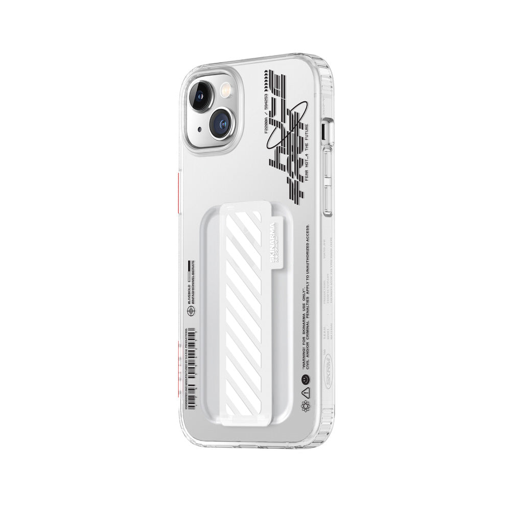 Apple iPhone 14 Kılıf SkinArma Şeffaf Desenli Kaze Kapak Renksiz